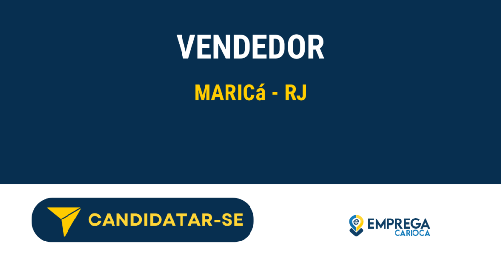 Vaga de Emprego VENDEDOR - Maricá - RJ